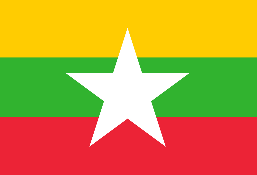 Flagge Myanmar